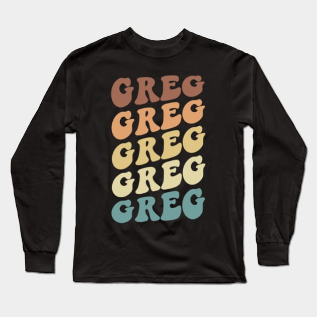 Greg - Greg - Long Sleeve T-Shirt | TeePublic